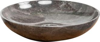 Wanda Collection Lavabo encimera redondo de m&aacute;rmol 35 cm negro
