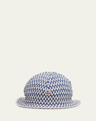 Moncler Mens Crochet Cotton Bucket Hat