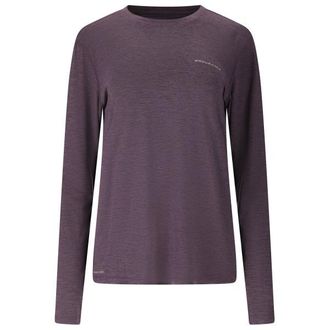 ENDURANCE Alvaly Melange L/S Tee Funktionsshirt f&uuml;r Damen | lila