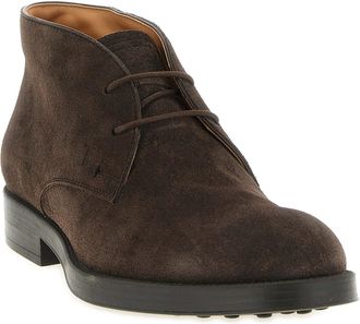 Tod's Suede Boot - Brown