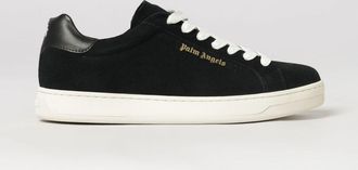 Palm Angels Sneakers low top in pelle e suede con logo stampato