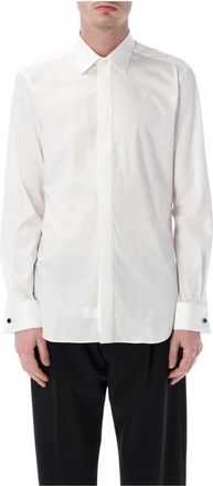 Xacus Shirts - Heren - Zakelijke Overhemden - Wit - M - Overhemden