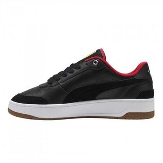 Puma Heren Ca Match Ferrari Leren Lage Sneakers (Puma Zwart)