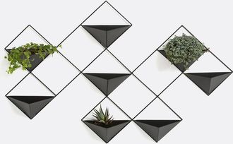 La Redoute Interieurs Metalen bloemenrek voor aan de muur Ikebana