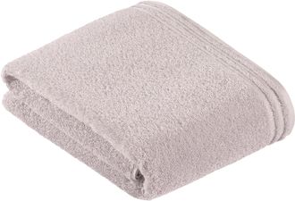 Vossen Badetuch »Calypso Feeling« mit schmaler Bordüre aus 100% Baumwolle, Vegan, einfarbig