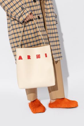 Marni Museo Shoulder Bag, Womens, Cream