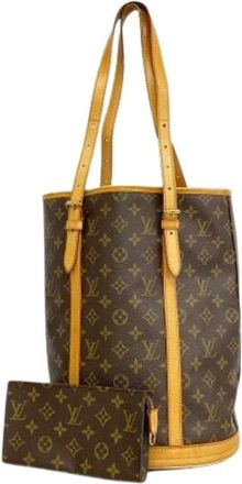 Louis Vuitton Pre-owned Bucket Bags, female, Brown, Size: ONE SIZE Pre-owned Vintage Bucket Bag