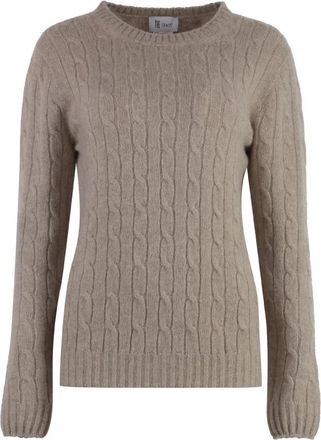 THE (ALPHABET) Truien - Dames - Cashmere truien - Beige - S - Truien & Vesten