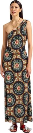 La DoubleJ Kleverig Roy Jurk - Dames - Maxi kleedjes - Veelkleurig - 2XL - Kleedjes