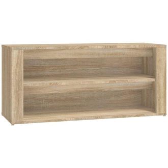 vidaXL Vidaxl - Mueble Zapatero Madera Contrachapada Roble Sonoma 100x35x45 Cm