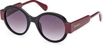 Max & Co. MO0067 01A Womens Sunglasses Black Size 50
