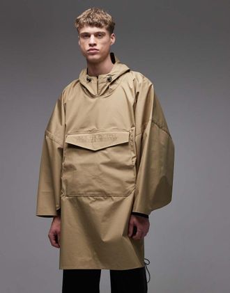 Napapijri Mantella antipioggia color cuoio-Marrone