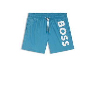 BOSS Quick-drying swim shorts with printed logo