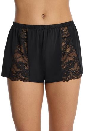 Skarlett Blue Minx Flowy Lace Short in Black at Nordstrom, Size Xx-Large