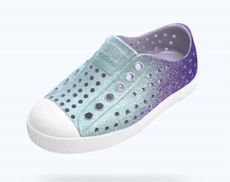 Native Kids Jefferson Glitter Shoes In Lavender