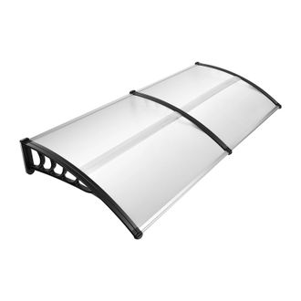 OEM Toldo, Dise&ntilde;o Transparente, Protecci&oacute;n Contra La Intemperie, Negro Transparente