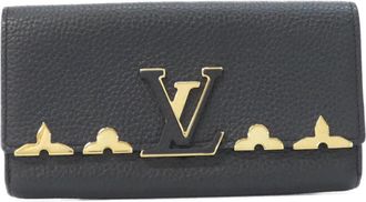 Louis Vuitton Black Long Wallet (Bi-Fold) (Pre-Owned)