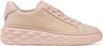 Jimmy Choo London Pink Lace Up Sneakers