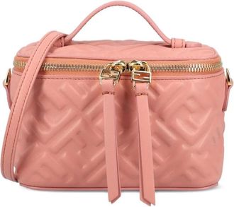 Fendi Vanity Mini Bag - Dames - Handtassen - Roze - ONE Size - Leer - Tassen