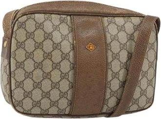 Gucci Pre-owned Plastic Cross Body Tas - Dames - Vintage Schoudertas - Beige - ONE Size - Vintage