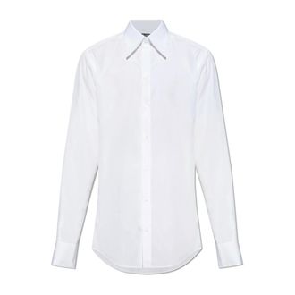 Dolce & Gabbana Heren, Overhemden, Wit, Maat: 4XL Katoen