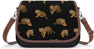 Generic Tiger Pattern Fashion Womens Crossbody Bags Novelty Handbag Shoulder Bag Purse
