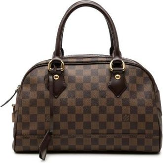 Louis Vuitton Tweedehands Canvas handtassen - Dames - Vintage Handtas - Bruin - ONE Size - Vintage