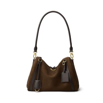 Generic Compatible For Womens Bag Faux Suede Shoulder Bags Versatile Cowhide Women Crossbody(3199-Coffee)