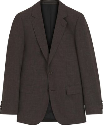 BOSS Tailored Brown Suit Jacket with Notch Lapels