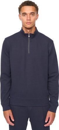 Duck and Cover Heren Slellmoore Kwart Rits Sweatshirt (Marineblauw)