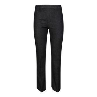 Max Mara Dames, Broeken, Blauw, Maat: XS Denim