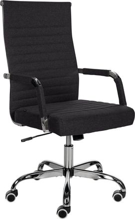 Clp Silla de oficina giratoria regulable en Tela Negro