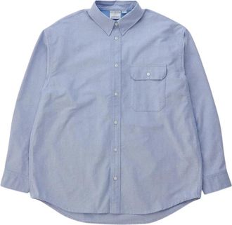 Gramicci Stance Oxford Shirt - Heren - Casual Overhemden - Blauw - M - Overhemden