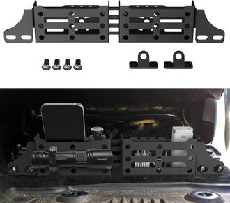 OEM Cesta De Almacenamiento Con Soportes Para Asientos De Coche - Organizador Universal Para Paneles Molle Compatible Con Toyota Tacoma, 4runner Y Lexus G