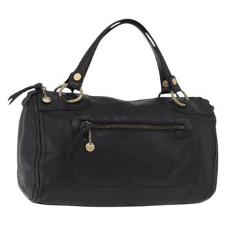 Celine Pre-owned Handbags, female, Black, Size: ONE SIZE Pre-owned Vintage Hand Bag