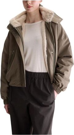 Bellerose Herna Cropped Jacket - Dames - Winterjassen - Bruin - M - Katoen - Jassen