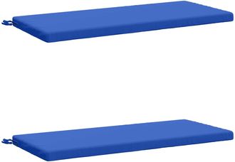 vidaXL Cojines Para Banco De 2 Piezas Soest 2 Uds. 100% Poli&eacute;ster Vidaxl