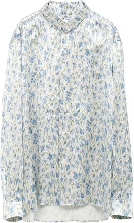 Loewe Camicia a fiori con bottoni - Bianco