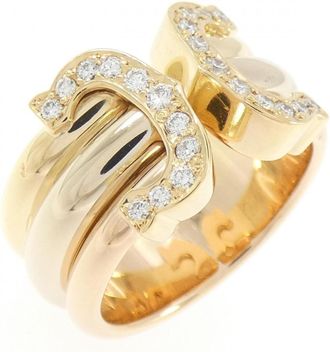 Cartier Yellow Gold (18K) Pink Gold (18K) White Gold (18K) Band Ring (Pre-Owned)