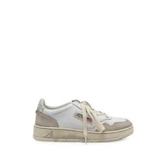 Autry Super Vintage Lage Sneakers - Dames - Sneakers - Wit - 37 EU - Leer - Schoenen