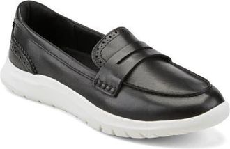 Easy Spirit Ryla Penny Loafer in Black at Nordstrom, Size 5.5
