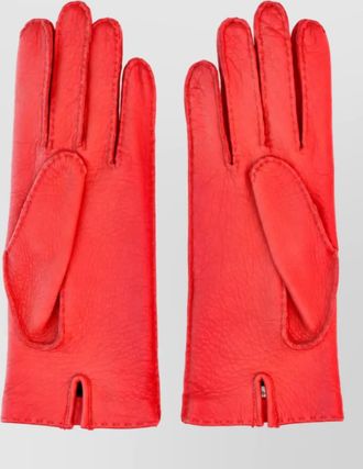 Ami leather gloves