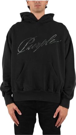 Purple M4199 Hoodie - Heren - Hoodies - Zwart - 2XL - Katoen - Hoodies & sweatvesten
