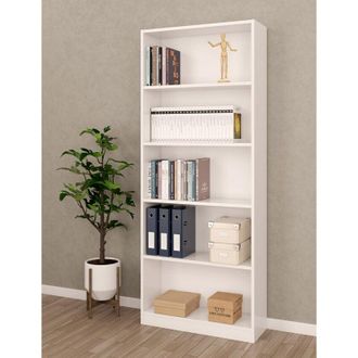 HOGAR 24 Estanteria 201x80x28 Cm Blanco Artik