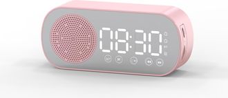 OEM Radio Despertador Digital: Despertador Port&aacute;til Con Altavoz Bluetooth Y Gran Pantalla Led, Ideal Como Radio Despertador Matutina En El Dormitorio O La