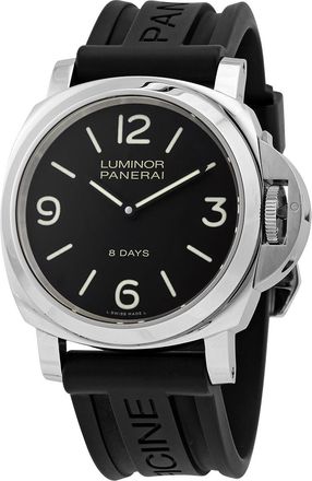 Officine Panerai Pre-owned Panerai Luminor Base 8 Days Acciaio Mechanical Mens Watch PAM00560