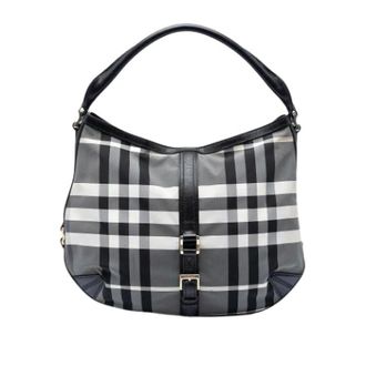 Burberry Pre-owned Shoulder Bags, female, Gray, Size: ONE SIZE Pre-owned Grafton Shoulder Bag
