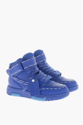 Off-white Sneakers Alte SARTORIAL STITCHING in Pelle a Tinta Unita Off-White