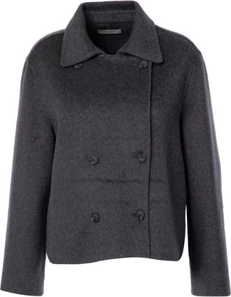Jcsophie Wolljacke Pallas - Dames - Zomerjassen - Grijs - L - Wol - Jassen