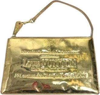 Louis Vuitton Pre-owned Clutches, female, Yellow, Size: ONE SIZE Pre-owned Vintage Monogram Miroir Clutch